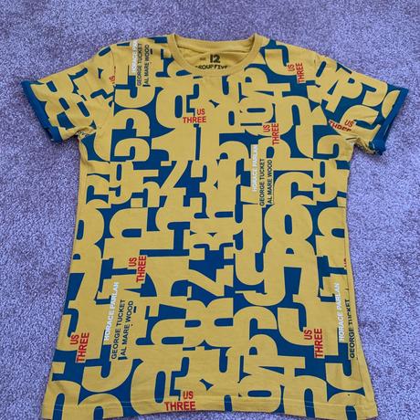 Tričko us three + čierne, 152