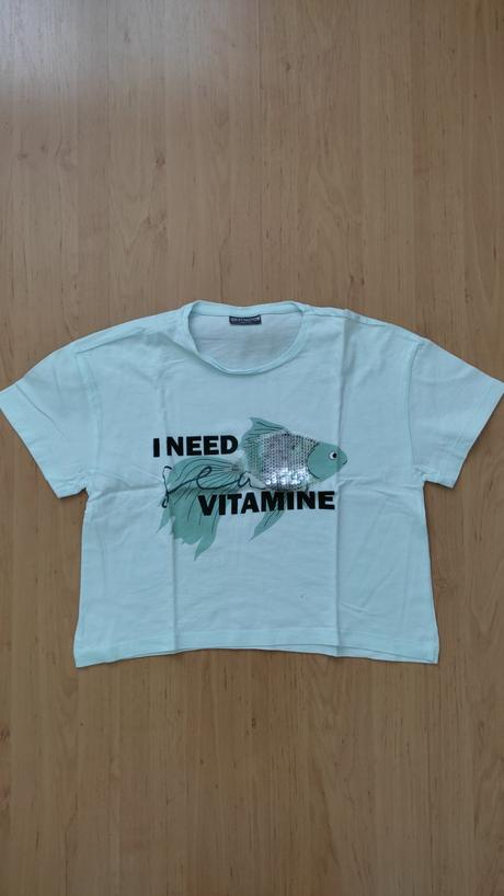 Tričko tyrkysové s rybou, pepco,134