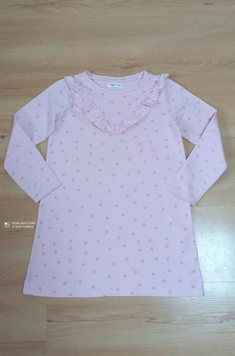 Bledoružové šaty, fox & bunny,128