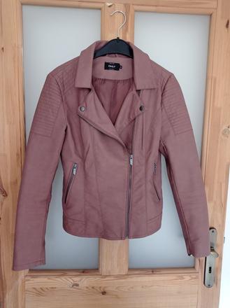 Nová prechodná kožená bunda, only,40 / l