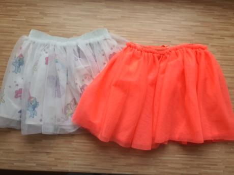 Neonovo oranzova sukna 98/104, h&m,98