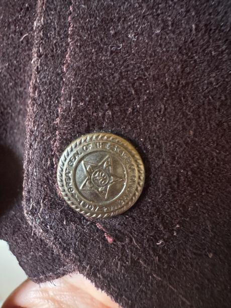 Kožená vintage vesta m unisex, m