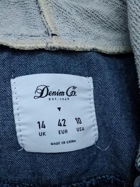 Riflová mikina, denim co,xl