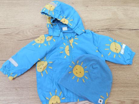 Lindex bunda+čiapka slniečko 74, lindex,74