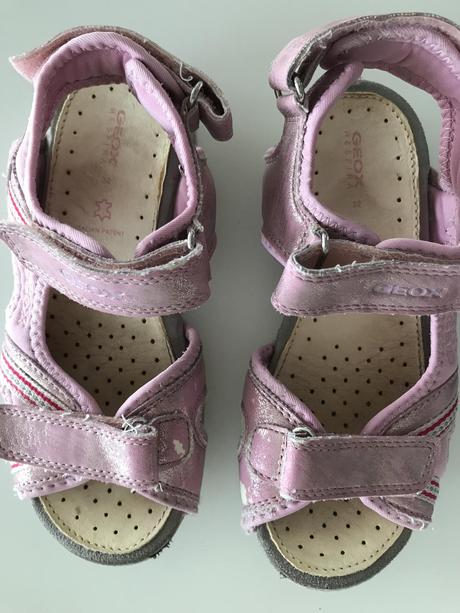 Ruzove sandalky, geox,31