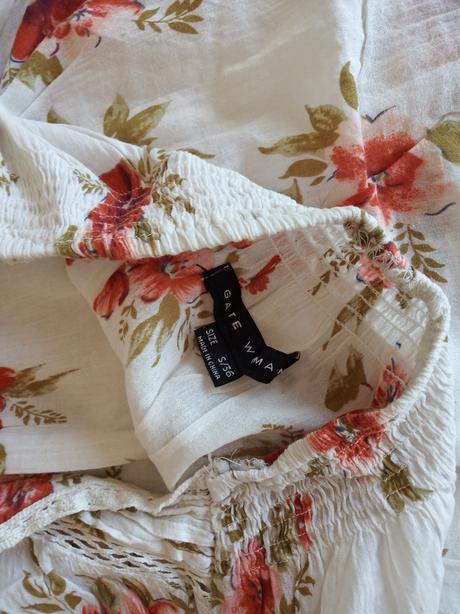 Tričko kvetinový vzor, gate,36