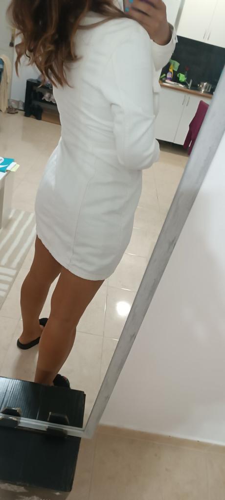 Riflovy kabatik predlzena riflovka, s