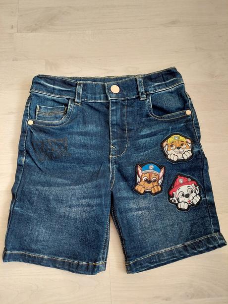 Rifľové šortky č.116 paw patrol, 116
