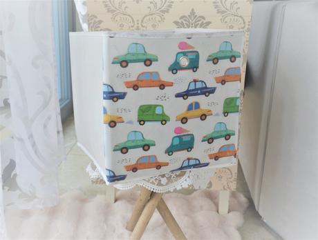 Úložný detský box-autíčka, 