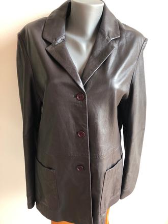 Dámske kožené sako, 48