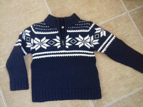 Sveter s norskym vzorom, c&a,116