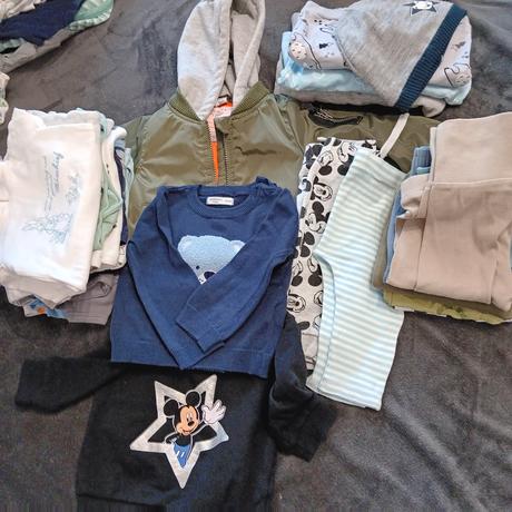 Balík oblečenia veľ.74, 68–80