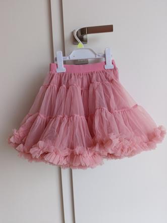Dievčenská ružová krásna sukňa, 116