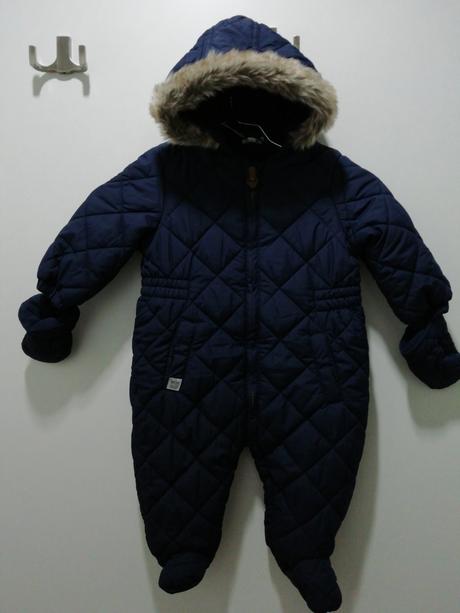 Modrá kombinéza overal s kožušinkou ovs, ovs,68
