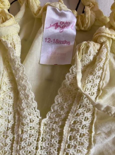 Bavlnené letné šaty evie angel v. 86 + čelenka + 1, evie angel,86