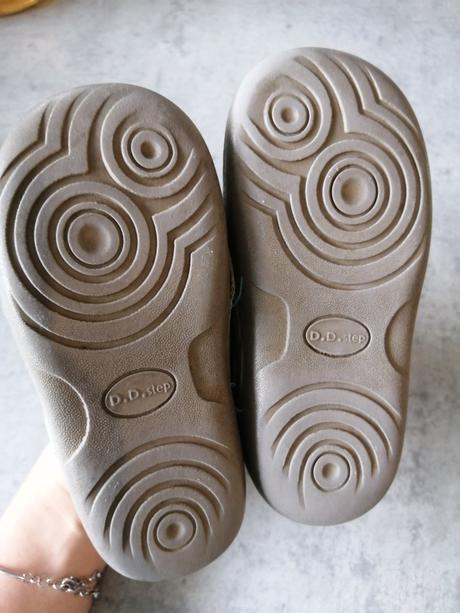 Kožené prechodné topánky d.d.step, d.d.step,24