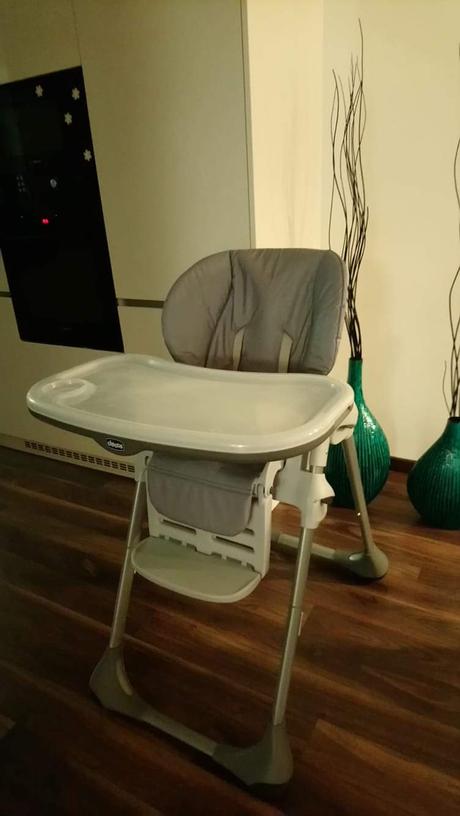 Jedálenská stolička chicco polly new 2in1 sivá, chicco