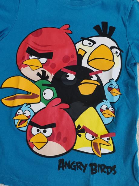 Angry birds tričko, h&m,98