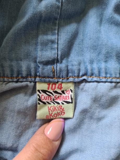 Riflové šaty na traky, kiki&koko,104