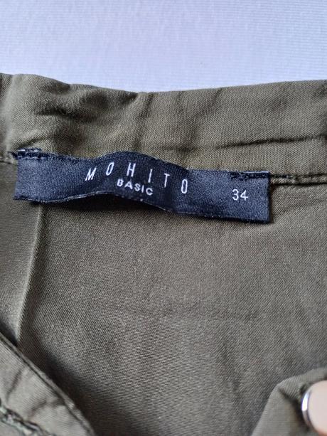 Khaki blúzka, mohito,34