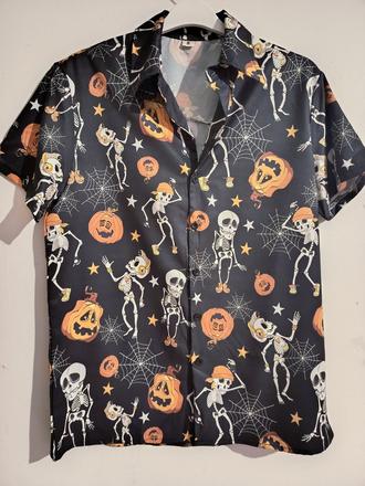 Pánska košeľa halloween, 