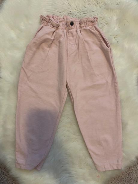 Jeansy paperbag, zara,98