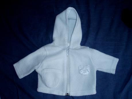 Maličký teplý kabátik s kapuckou, 50