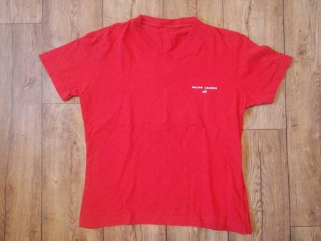Červené mužske tričko ralph lauren, ralph lauren,l
