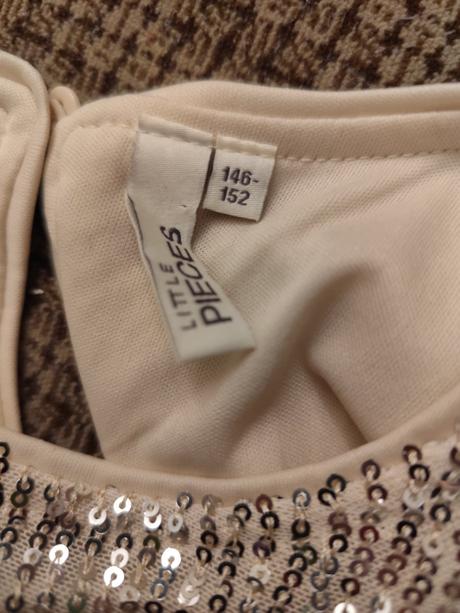 Flitrované šaty little pieces, 146