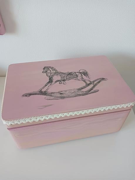 Drevené škatule na hračky, 