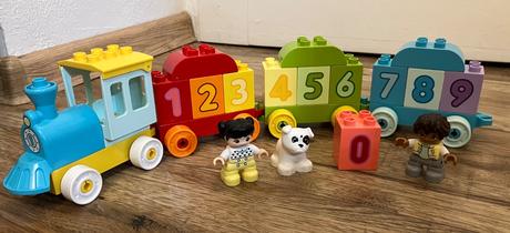 Lego duplo vláčik s číslami, 