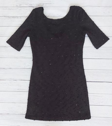 Čierne mini šaty, gate,m