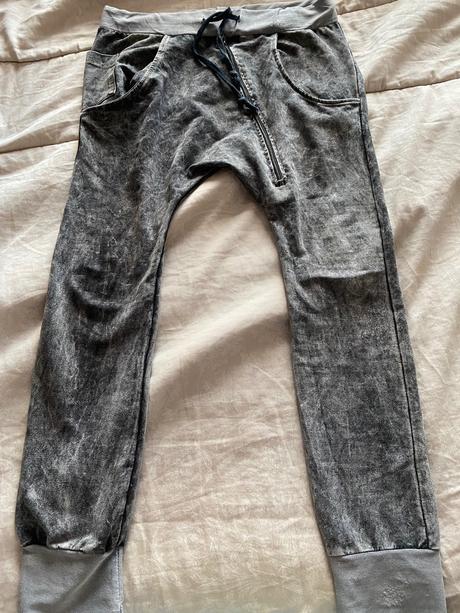 Sive teplaky pudlove, xs