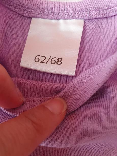 3 ks body s krátkym rukávom č.62/68, 62