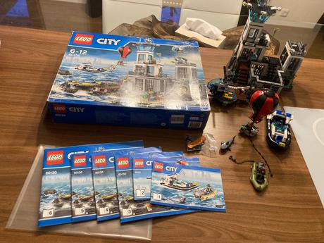 Lego city 60130 väzenský ostrov policie,