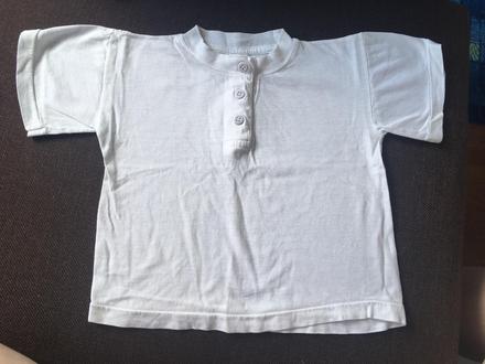 Biele bavlnené tričko 86, 86