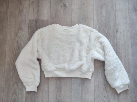 Plyšová mikina, h&m,134