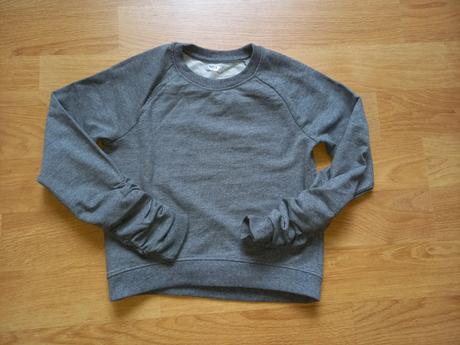 Crop mikina s nariasenými rukávmi, kik,152