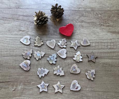 Balík vianočných dekorácií a ozdôb, luskáčik, 