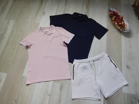 Polokošeľa 2 kusy+ krátke nohavice bavlnené-m,, m
