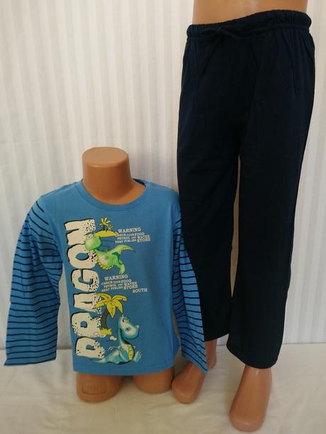 Chlapč. modré pyžamo dr dragon, n-feel 116-122, 122