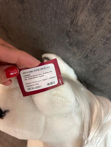 Götz - plyšový jednorožec achat 45-50cm,