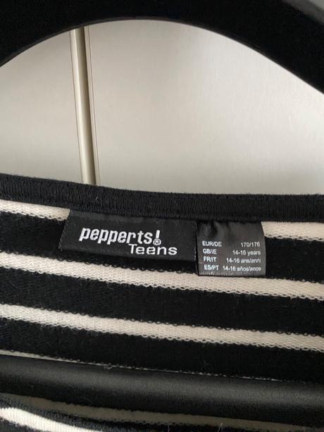 Pasikovane šaty, pepperts,s