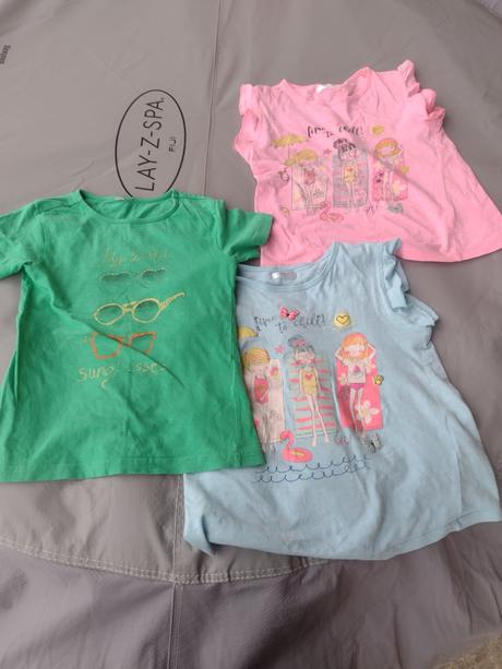 3 x tričko, pepco,128