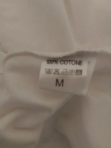 Dámske tenké biele bavlnené nohavice, m