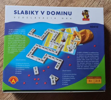 Slabiky - domino, 