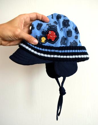 Bavlnená zateplená čiapka h&m, h&m,68