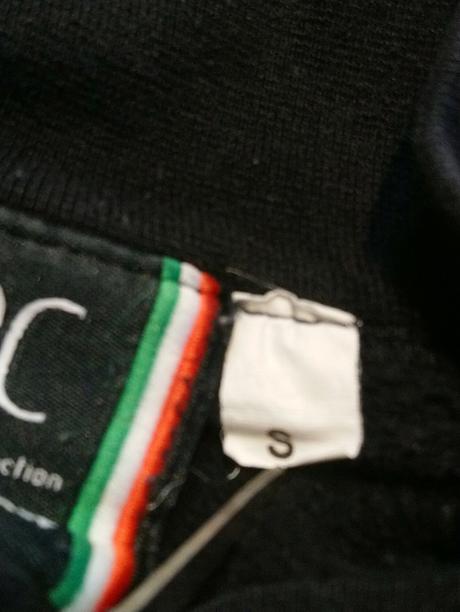 Pánska čierna mikina na zips, jrc, s