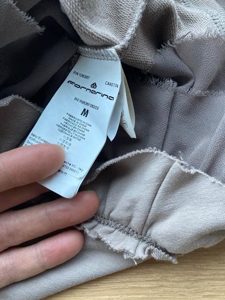 Mikina s volanikmi fornarina, fornarina,m