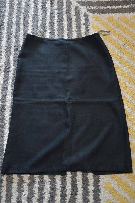 Semišová sukňa pod kolená, ad style,38